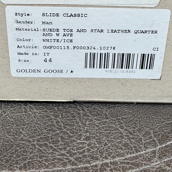 Golden Goose Slide Classic Zip Sneaker Men’s size 44 - Picture 13 of 13